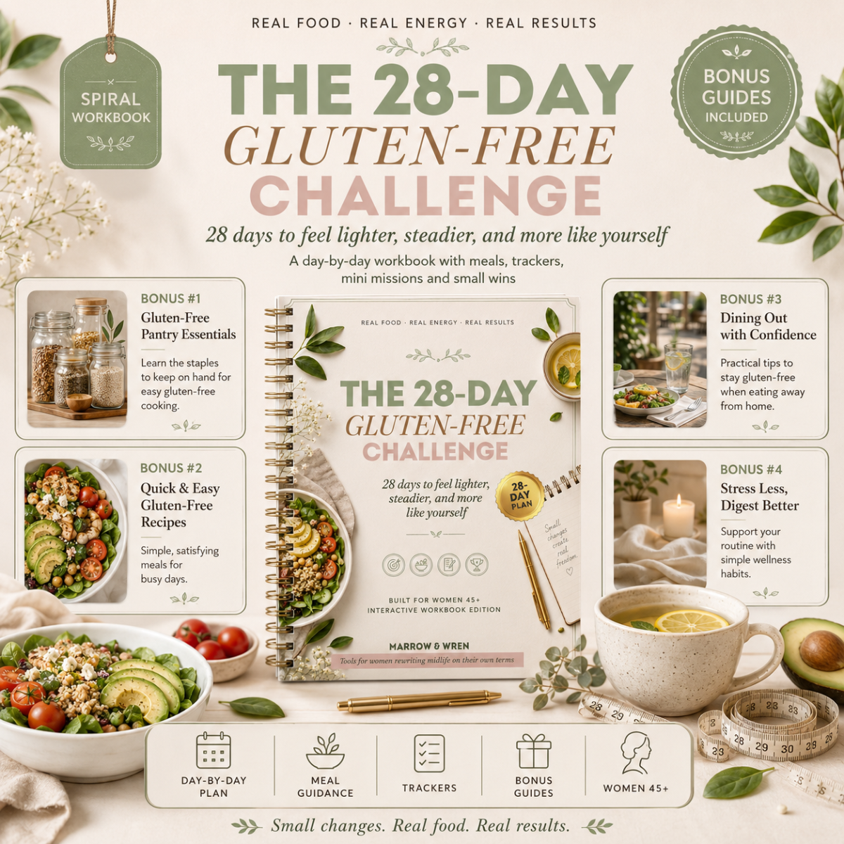 The 28-Day Gluten-Free Challenge – Printable Workbook