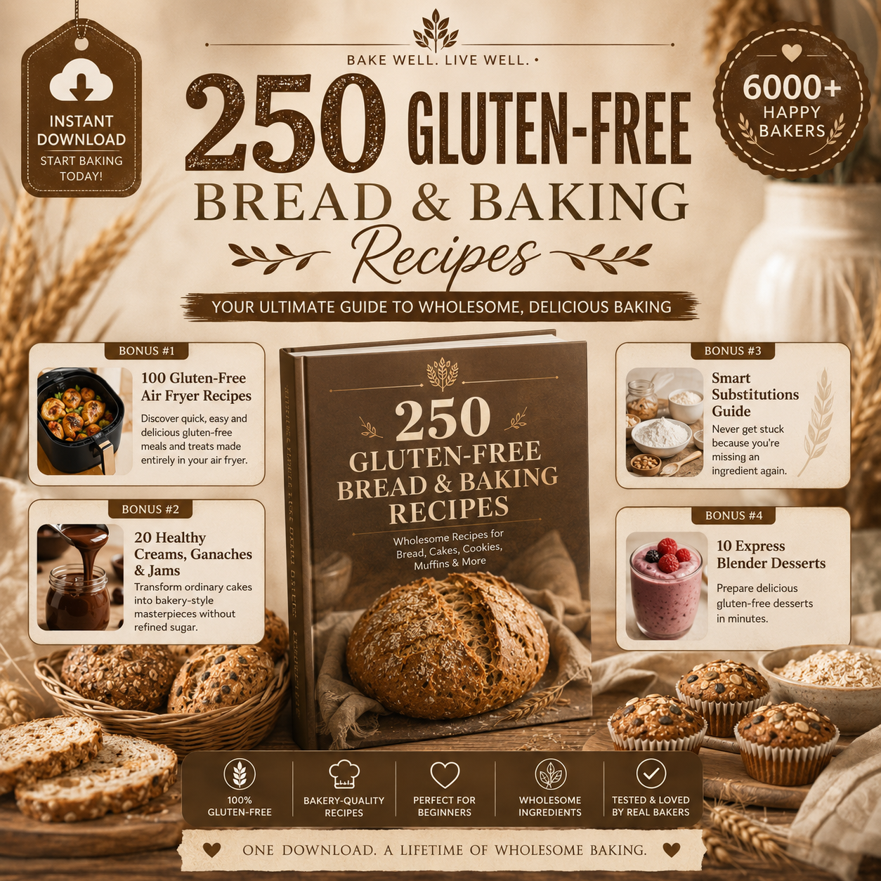 Ultimate Gluten-Free Breads & Baking – Digital Cookbook