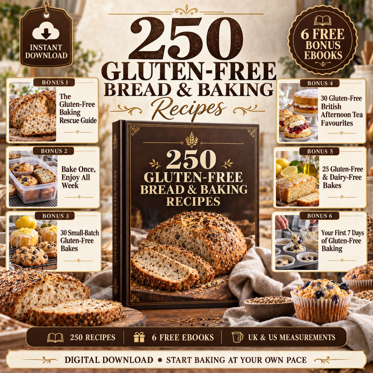 Ultimate Gluten-Free Breads & Baking – Digital Cookbook